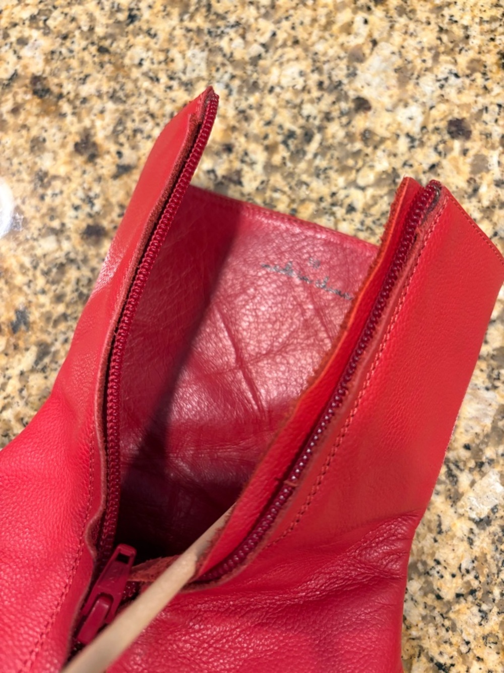 Charlotte Stone Isla boots in Vamp (Red) size 10 dopamine dressing stylish chic - Picture 9 of 13